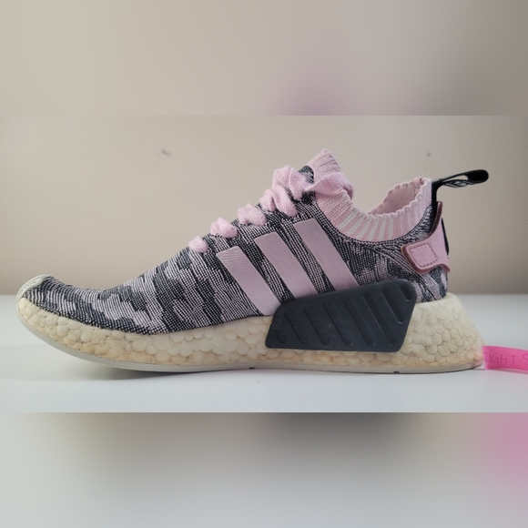 Adidas NMD R2 Primeknit Wonder Pink Size US 7 BY9521 - Picture 10 of 16